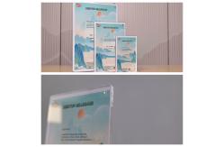China T Shape Acrylic Sign Holder 8.5*11 Display Stand Double Side supplier