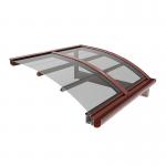 Anodized Large Aluminum Profiles Sun Canopy Awning For Car Parking for sale