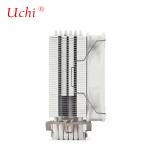 White 6 Pipe Computer Cpu Cooler Dual Fan RGB Heat Sink PC Computer