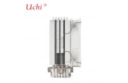China White 6 Pipe Computer Cpu Cooler Dual Fan RGB Heat Sink PC Computer supplier