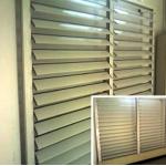 Blind / Shutter Industrial Aluminum Profile , Louver / Jalousie Extrusion Profiles for sale