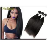 Silk Straight 10 Inch - 30 Inch Peruvian Virgin Hair For Women CE SGS for sale