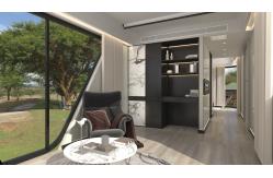 China Ultimate Compact Living Futuristic Space Capsule House With Intelligent Control And Immersive Experience supplier