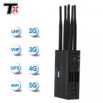 Portable 5.8G Wifi Signal Jammer , Handheld Offices GPS Signal Blocker for sale