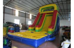 China Customized Large Inflatable Water Slides , Blow Up Pool Slides For Inground Pools supplier