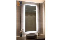 China Customized Large LED Bathroom Mirror Frameless Easy Installation And Cleaning supplier