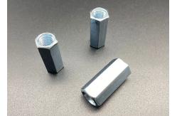 China Electrical Galvanized Hex Head m8 m10 Threaded Rod Coupling Nut supplier