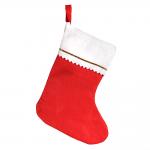 Red And White EN79 3MM Felt Christmas Sock Ornaments for sale