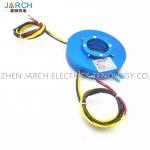 Electrical Platter Slip Ring Transmitting Rotary Electric Power Flat Type Hole Size 100mm for sale