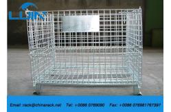 China Steel Structure Wire Mesh Cages 4.8 - 6.0mm Guage SGS Certification supplier