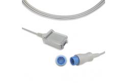 China Digital Spo2 2.2m Pulse Oximeter Cable With 9pin Connector supplier