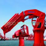 Offshore 5t 20M Hydraulic Folding Boom Crane for sale