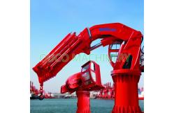 China Offshore 5t 20M Hydraulic Folding Boom Crane supplier