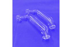 China 100mL Quartz Glass Liposuction Bottle Lab Glassware Fat Extraction Flask supplier