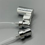 Elegant Silver Perfume Pump With Cap Stylish Dispenser For Fragrances