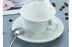China Five Star Hotel 250cc Coffee Tea Cup With Saucers supplier
