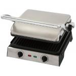 Stainless Steel Top Housing Home Panini Grill With Drip Tray , Removable Plate for sale