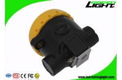 China ABS Material LED Mining Cap Lamp High Efficiency 4000 Lux Brightness supplier