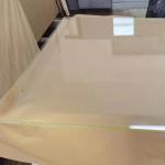 10mm 2.1mmpb Radiation Protection Lead Glass Customized Special Size for sale