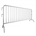 TLWY Galvanized Crowd Control Barriers PVC Coated Movable Road Barriers for sale