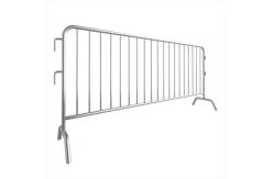 China TLWY Galvanized Crowd Control Barriers PVC Coated Movable Road Barriers supplier