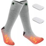 Graphene Winter Insulated Men Women Thermal Heated Ski Socks Long With Heating Electric Heated Socks for sale