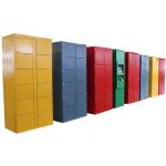 76 Doors Rental Stainless Steel Luggage Lockers , Electronic Parcel Lockers for Park for sale