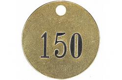 China Round Numbered Brass Interlocking Stencils Eco - Friendly Free Mould Charge supplier