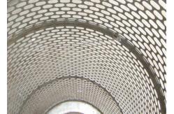 China 2m Height Ss304 Ellipse 30cm Diameter Perforated Metal Pipe supplier