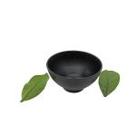 Camping Melamine Round Bowl / Black Bowl 5'' Tasteless Durable for sale