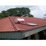 Closed Circulation Flat Plate Solar Water Heater System 300L Aluminum Sheet for sale
