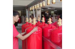 China 70-130L Environmental Friendly FM200 Cylinder Custom Fire Extinguishing System supplier