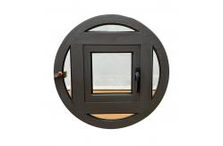 China Windproof Waterproof Aluminumn Round Window With Casement Opening Style supplier