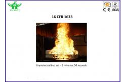 China CFR1633 Mattresses Flammability Testing Equipment For Open Flame supplier