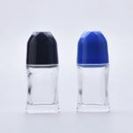 1.69 Oz Roll On Perfume Bottles Elegant Round For Cosmetic Products for sale