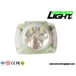 IP68 Rechargeable Cordless Miner Cap Lamp 0.96W 15000lux for sale