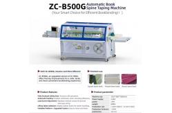 China ZC-B500G Automatic Book Spine Taping Book Back Binding Machine supplier