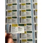 Test E 10ml Viall Adhesive Bottle Labels With The  Customized Brand