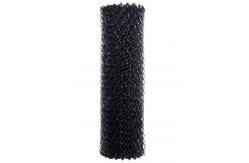 China Durable Black Chain Link Fence Privacy Fabric Hot Dipped Galvanized Mesh Fence supplier