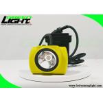 Safety Miner Cap Lamp 13.6Ah Panasonic Rechargeable Battery 4.07W 1100mA 530LUM for sale
