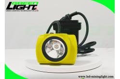 China Safety Miner Cap Lamp 13.6Ah Panasonic Rechargeable Battery 4.07W 1100mA 530LUM supplier