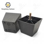 Wood Grain Plastic Sofa Legs Black Sofa Foot Pads Thickened Plastic Feet for sale