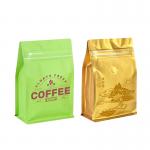 Always Fresh Coffee Bags With Good Gloss T-side Zipper Eight-sided Sealing Design for sale