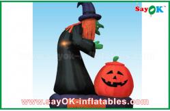 China Event Inflatable Holiday Decorations Halloween Cat WIth Oxford Material supplier