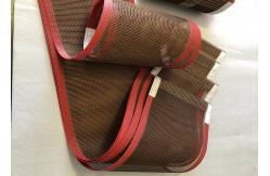 China Glassfiber Coated Bullnose Joint Ptfe Mesh Conveyor Belt FDA supplier