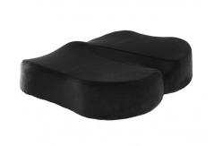 China Black Orthopedic Car Seat Cushion Memory Foam With Zippered Washable Cover supplier