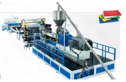 China Thick Plastic ABS PP PE Board Extrusion Line With Precision Thickness Control supplier