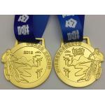 Die Casting Metal Custom Sports Medals Brass Material Type For Bicycle Race Sports for sale