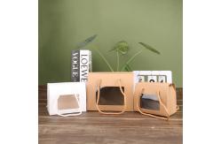 China Custom Window Hand Box Recyclable Folding Paper Gift Box supplier