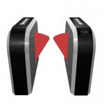 Wing Flag Entrance Turnstile Barrier Gate Access Control System Anti Breakthrough for sale